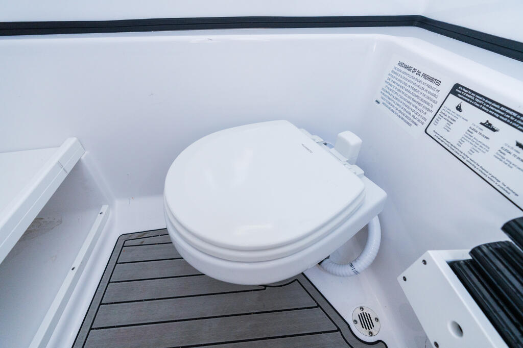 Detail image of Electric Porcelain Toilet w/ Discharge