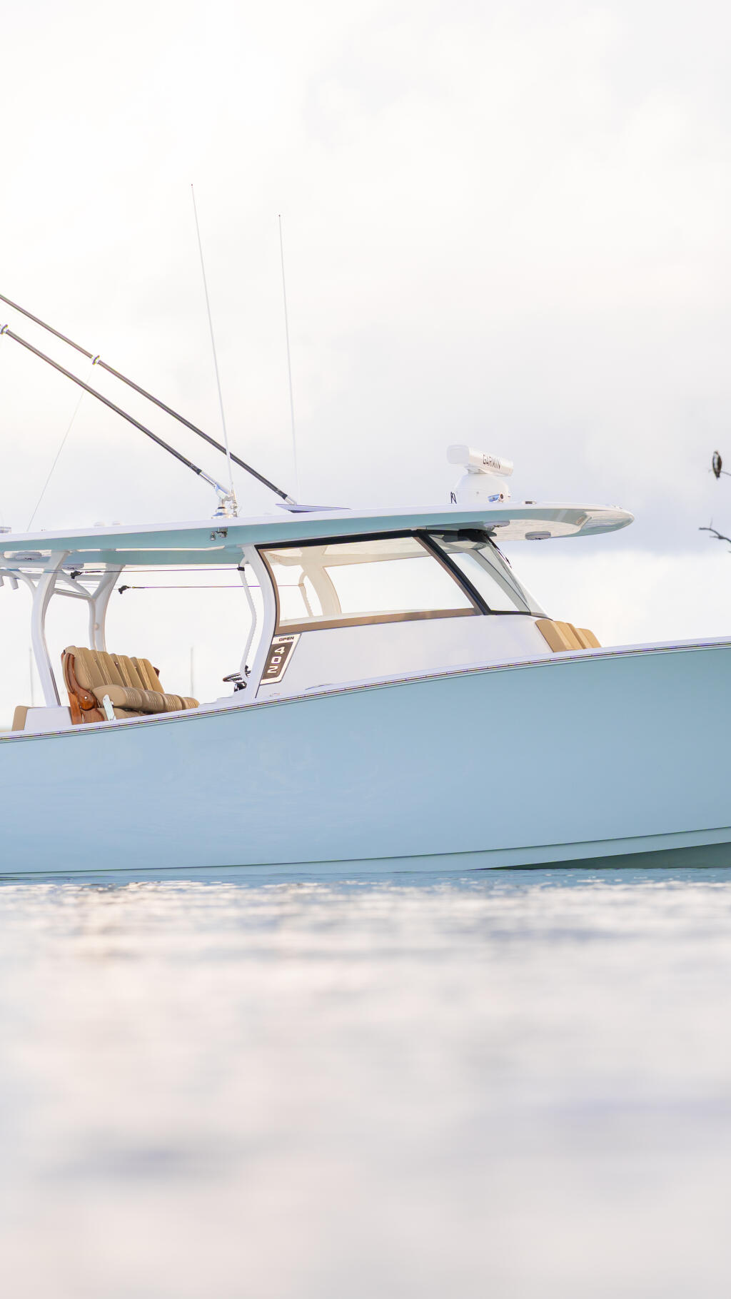 Image of a Sportsman Boat on the water.