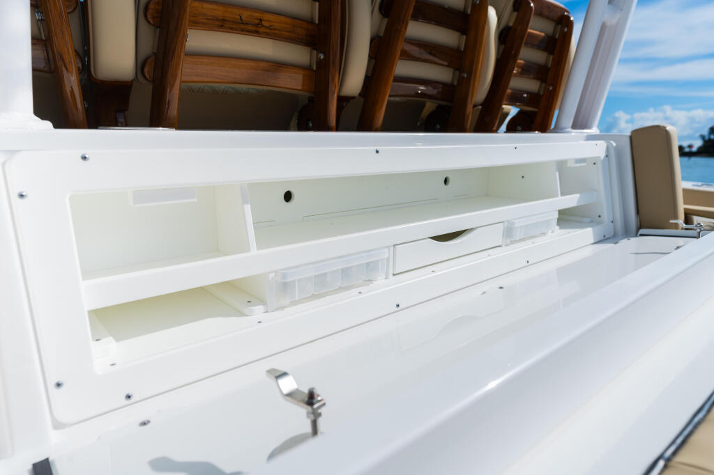 Detail image of Mezzanine Flip-Down Tackle Storage