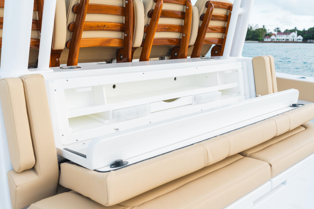 Detail image of Mezzanine Flip-Down Tackle Storage