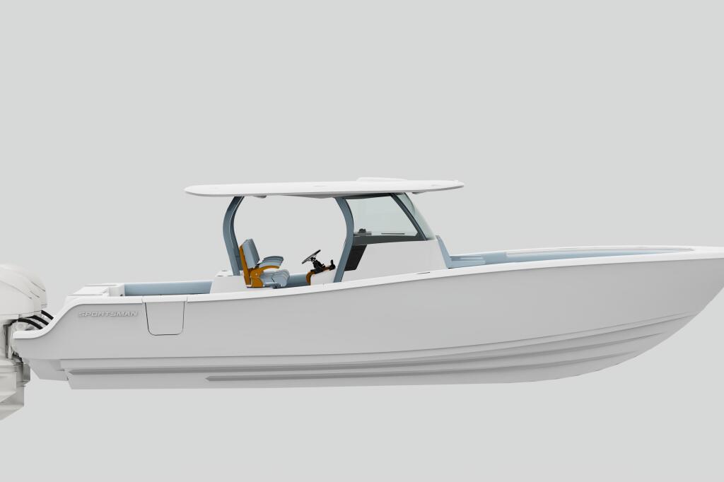 Image of a Sportsman Boat on the water.