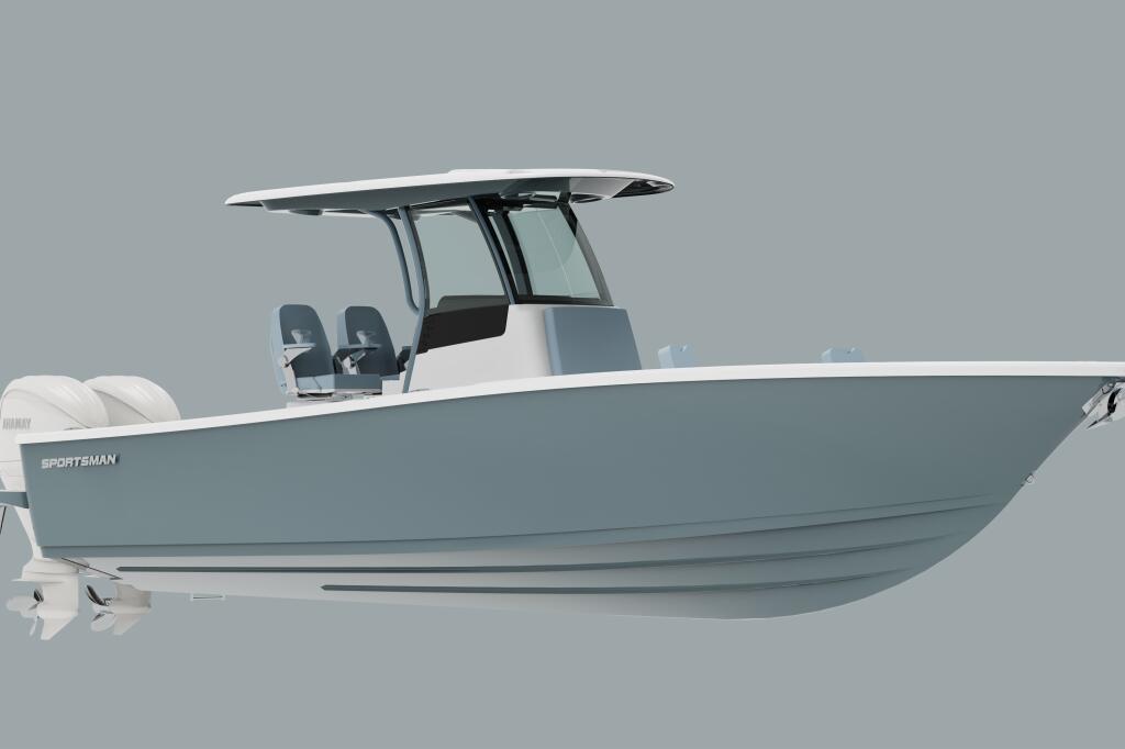 Image of a Sportsman Boat on the water.