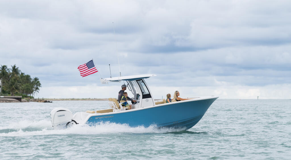 Yamaha engines on a Sportsman Boat