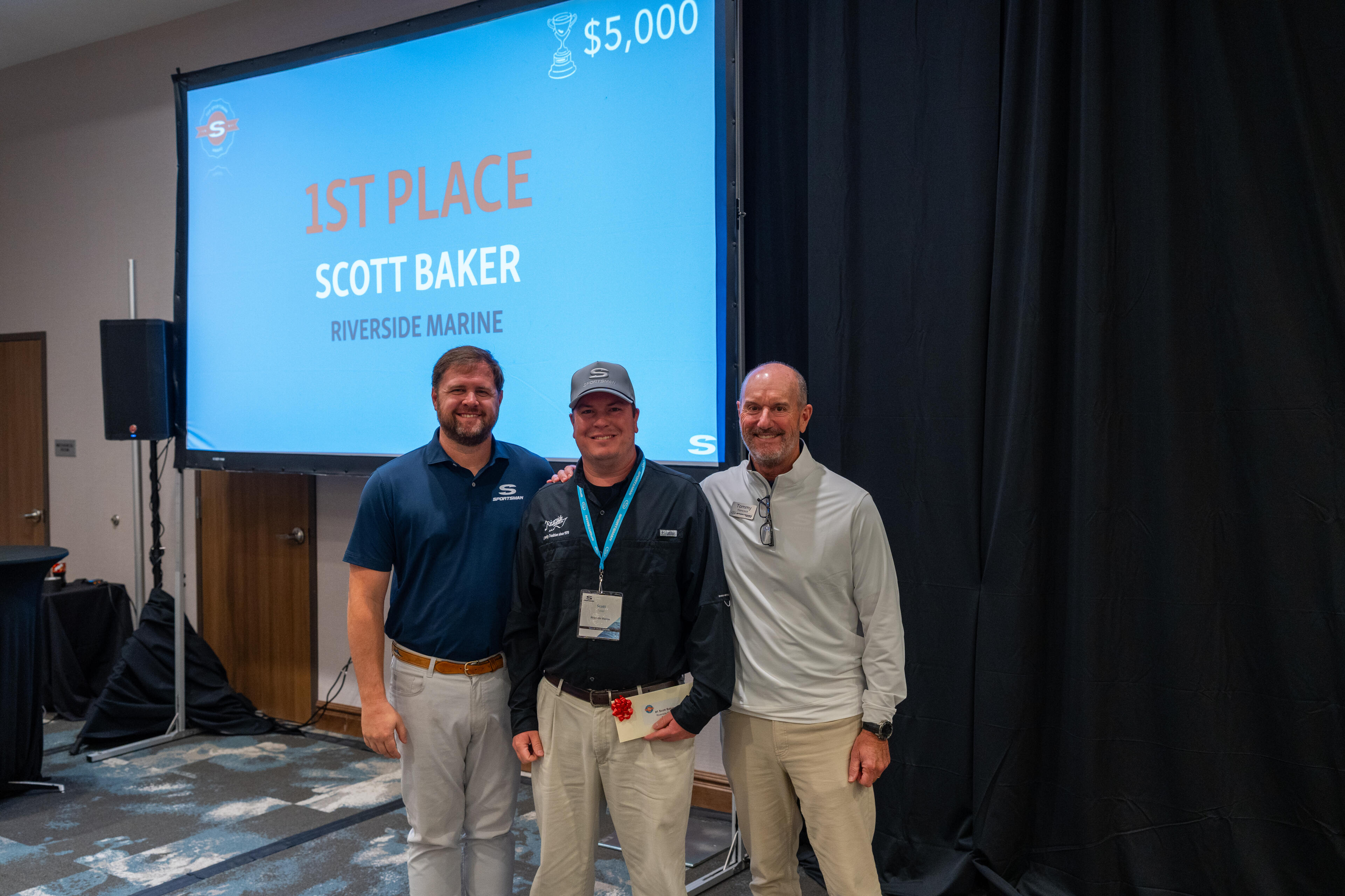 Scott Baker from Riverside Marine wins first place at fishing competition with $5,000 prize