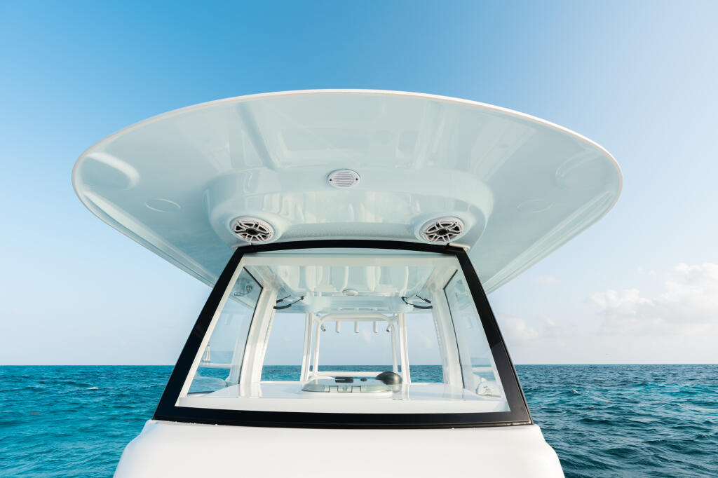 Detail image of Hard-Top w/ Panoramic Seamless Tempered Glass Windshield