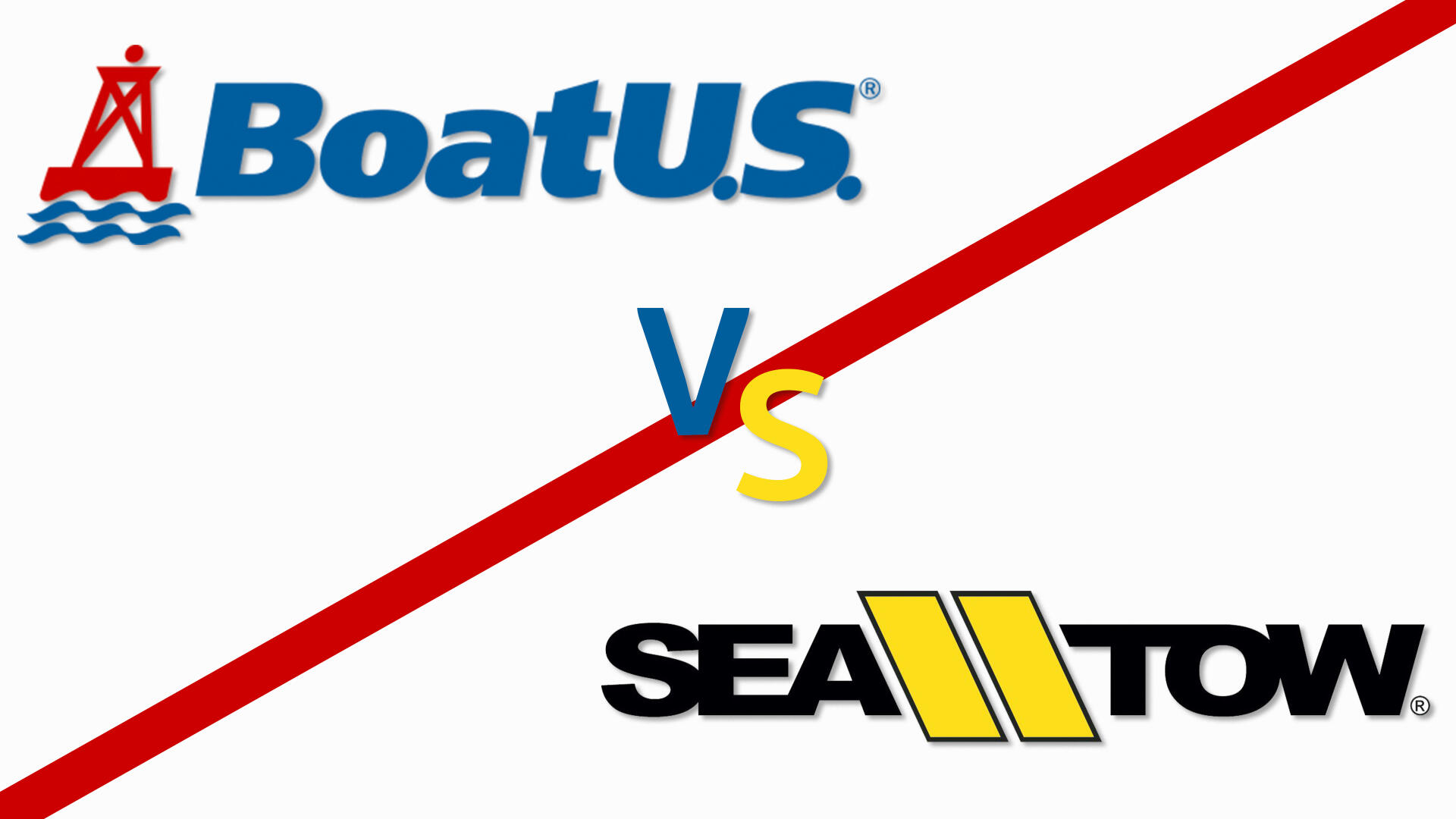 BoatUS and Sea Tow logos separated by a red dividing line
