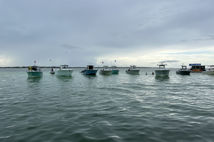 Cover image for the post Islamorada Sportsman Boat Owners Raft Up 2024