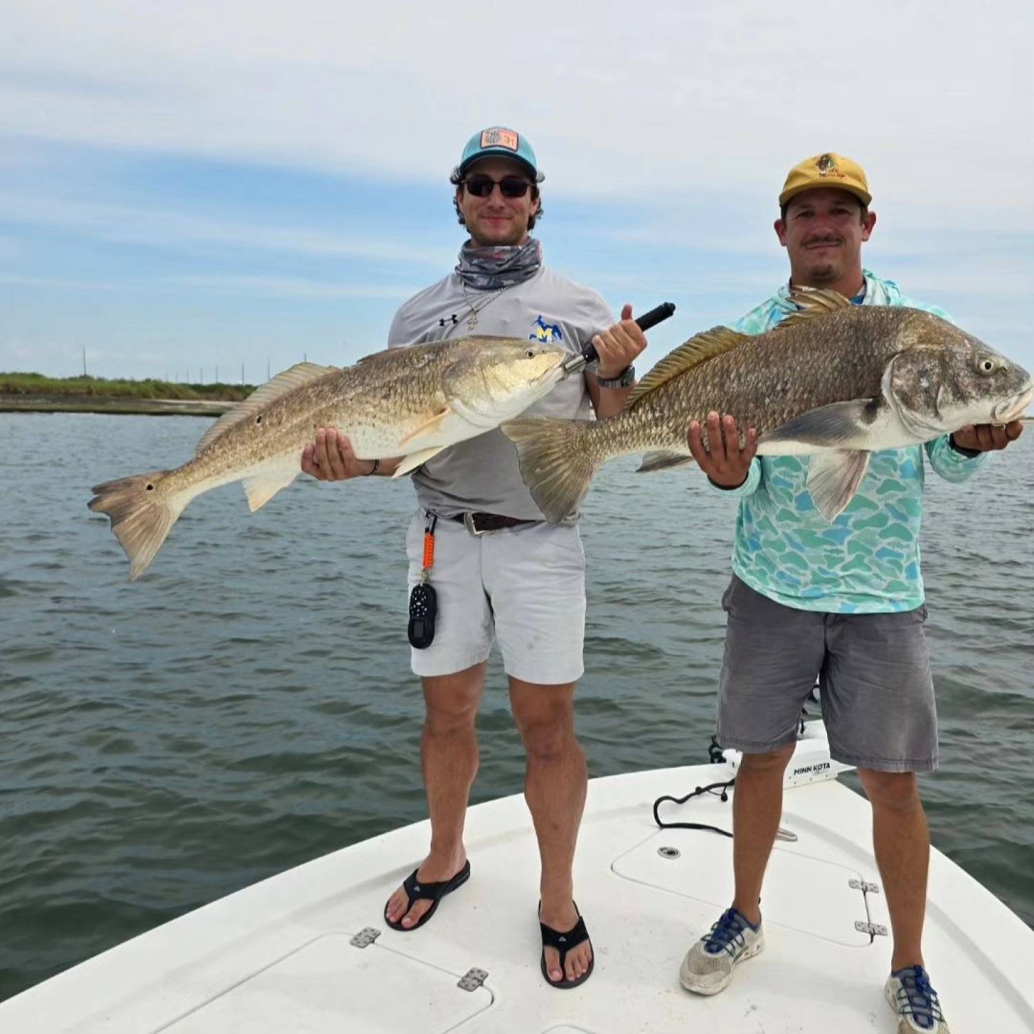 Found a few schools of drum while trout fishing South East Louisiana.