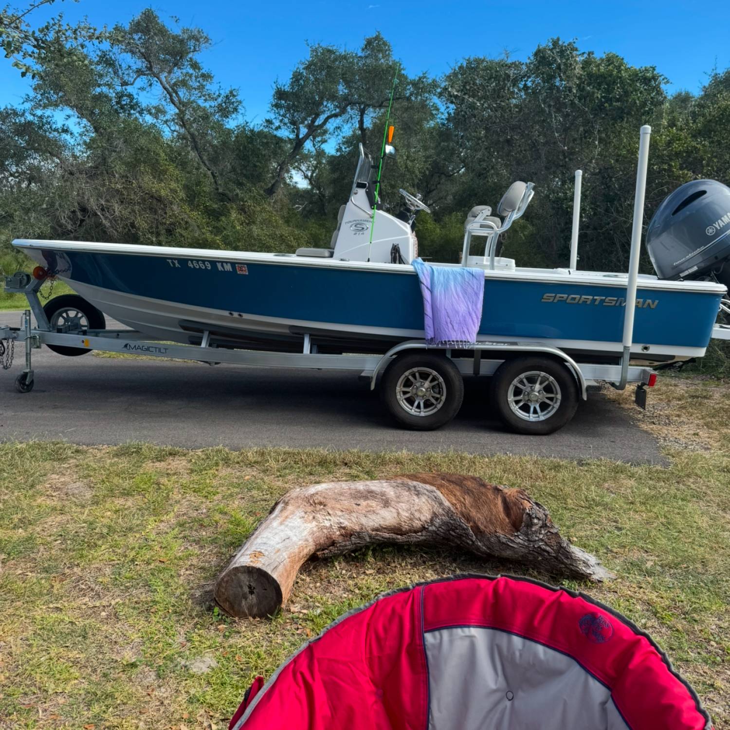 Resting for the evening shift of fishing