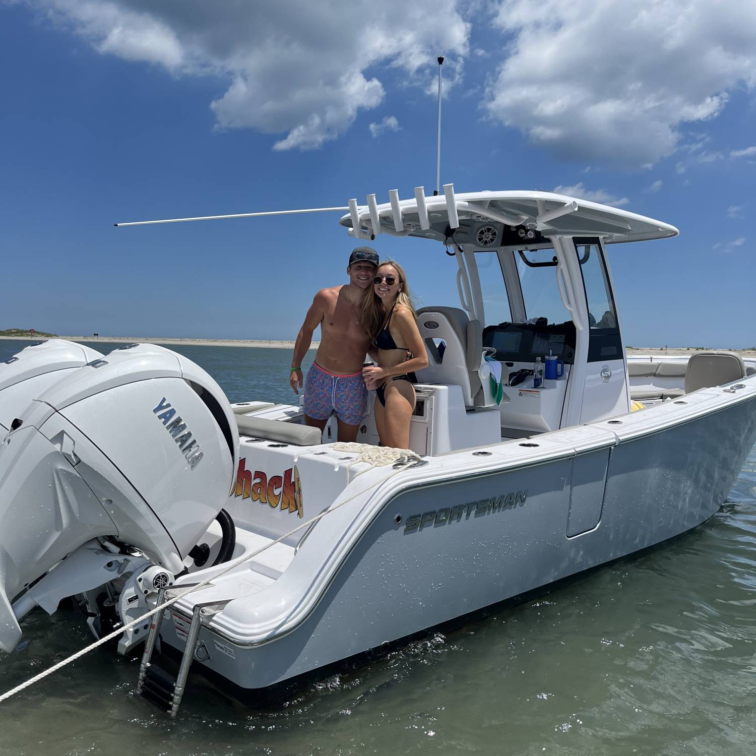 Title: The Shagshack - On board their Sportsman Open 262 Center Console - Location: Stone harbor. Participating in the Photo Contest #SportsmanJuly2024
