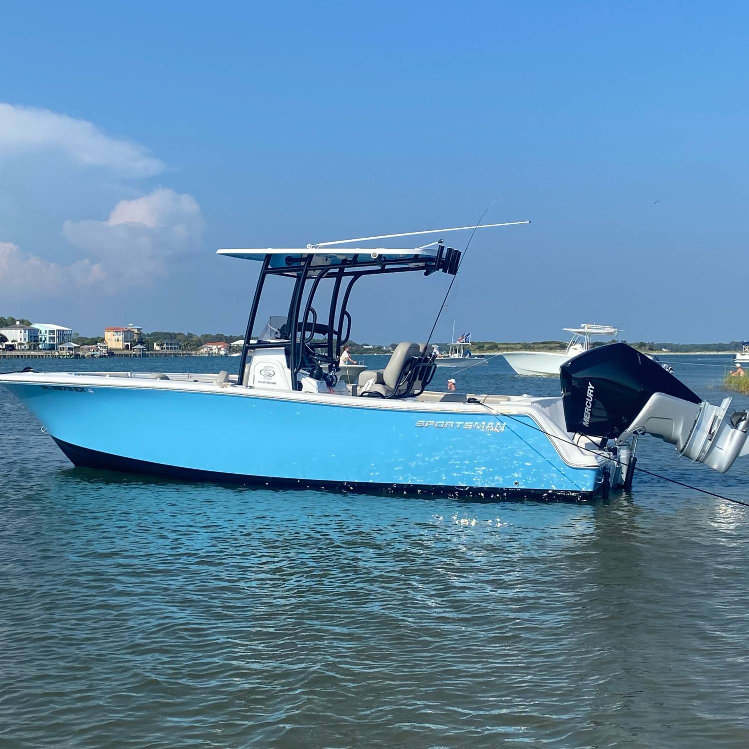 These are a few pictures of the boat at the sandbar.