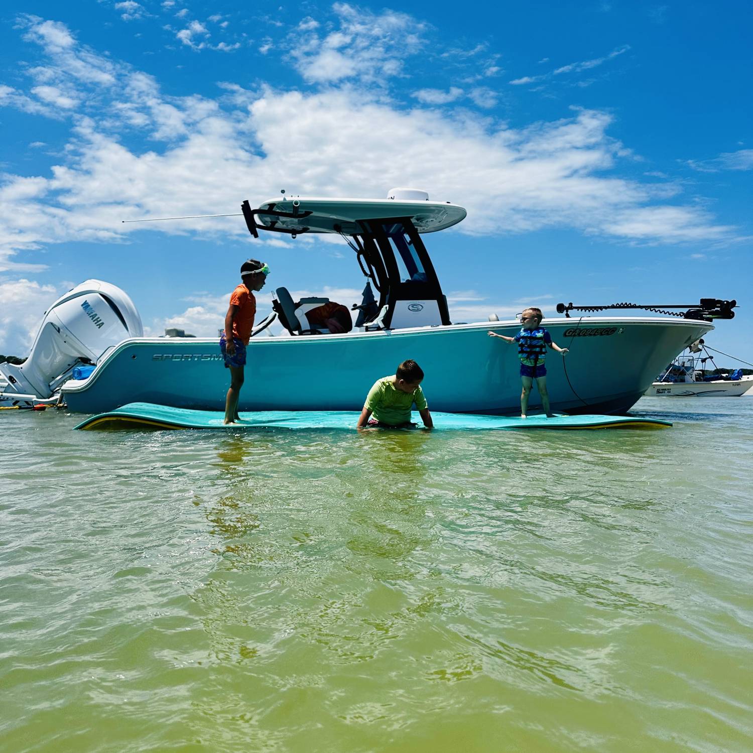 Day at the sand bar in St Augustine