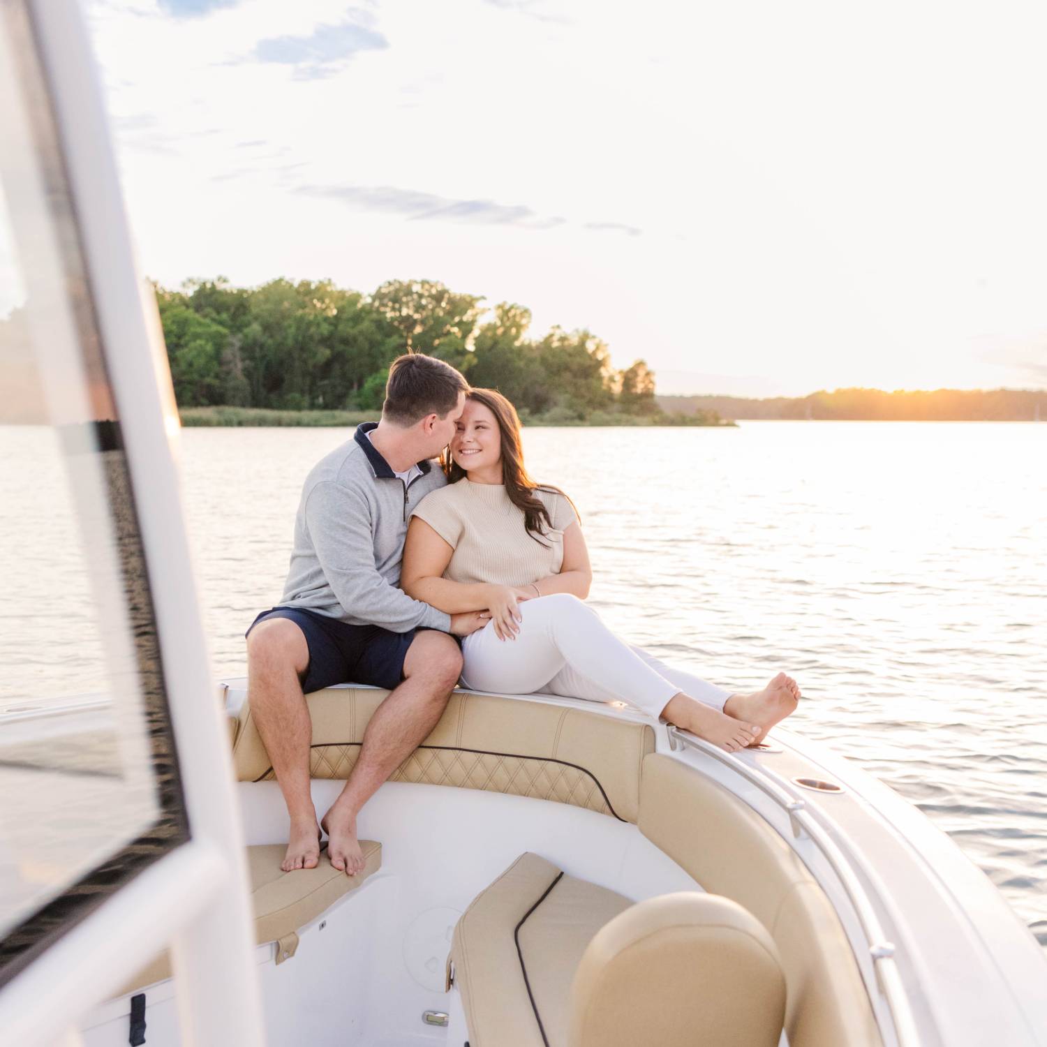 Sunset rides, engaged!