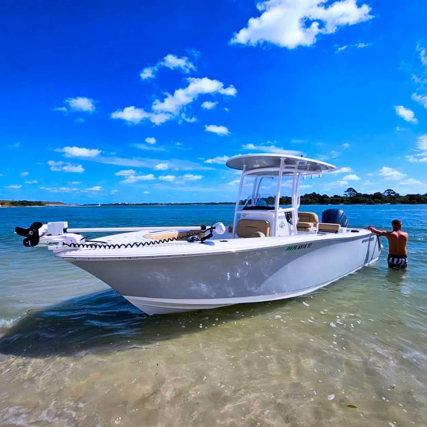 Relaxing on our girl is our favorite past time in life 🏝 besides fishing from her 🎣💝