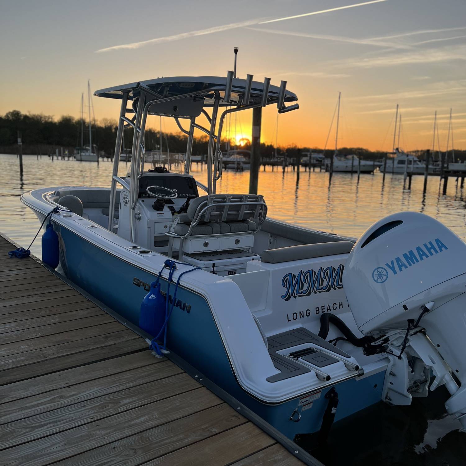 Title: Sunset Sportsman - On board their Sportsman Open 232 Center Console - Location: Bowleys Quarters, Maryland. Participating in the Photo Contest #SportsmanMay2024