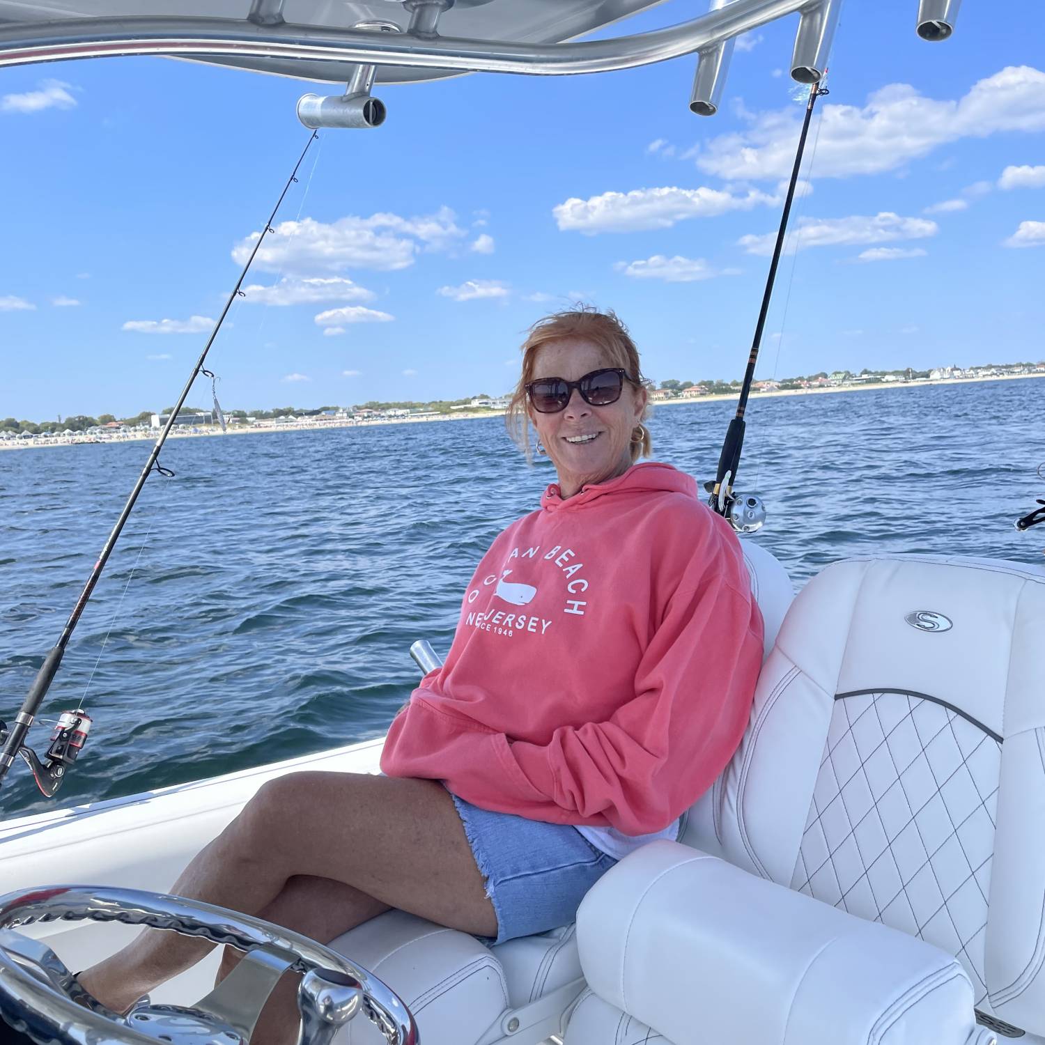 Nice day for boating with my better half