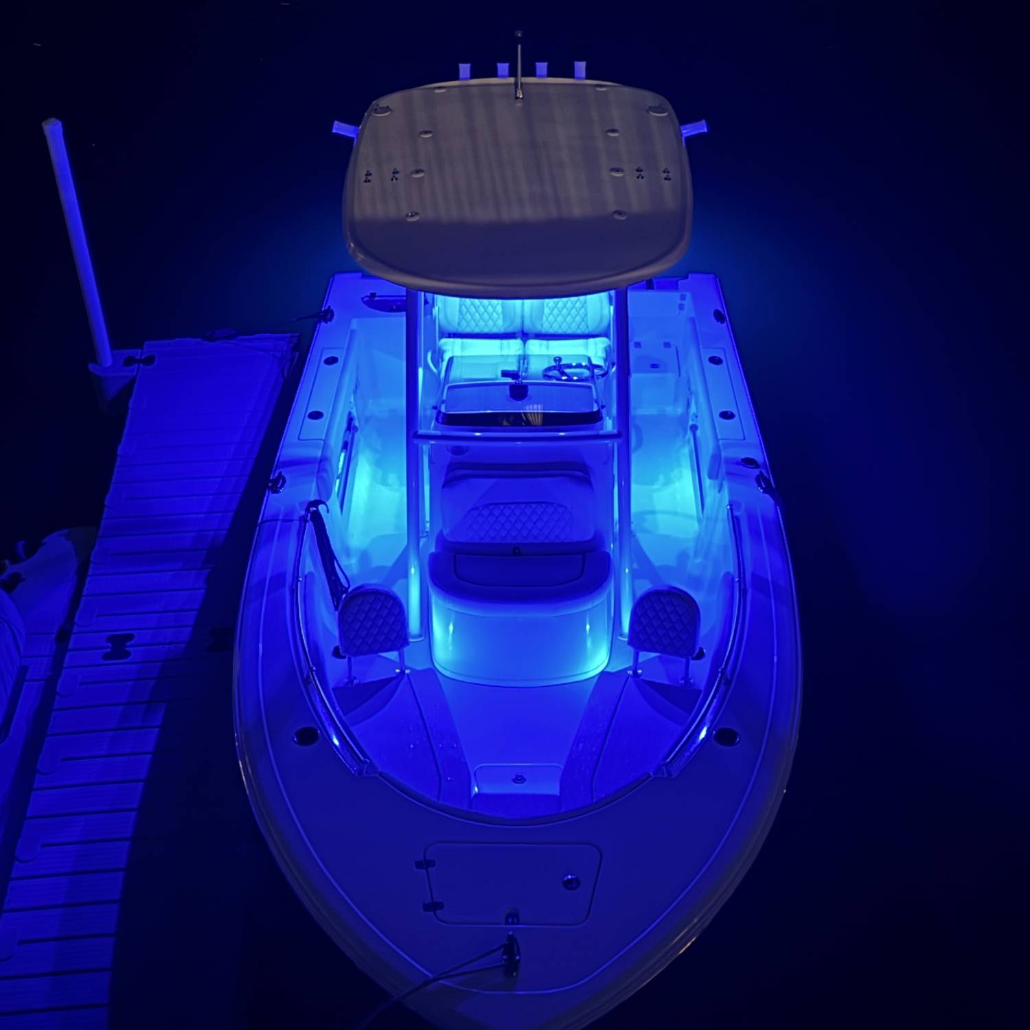 This was the 1st day with our new boat after we finally got it home and tied up to our...