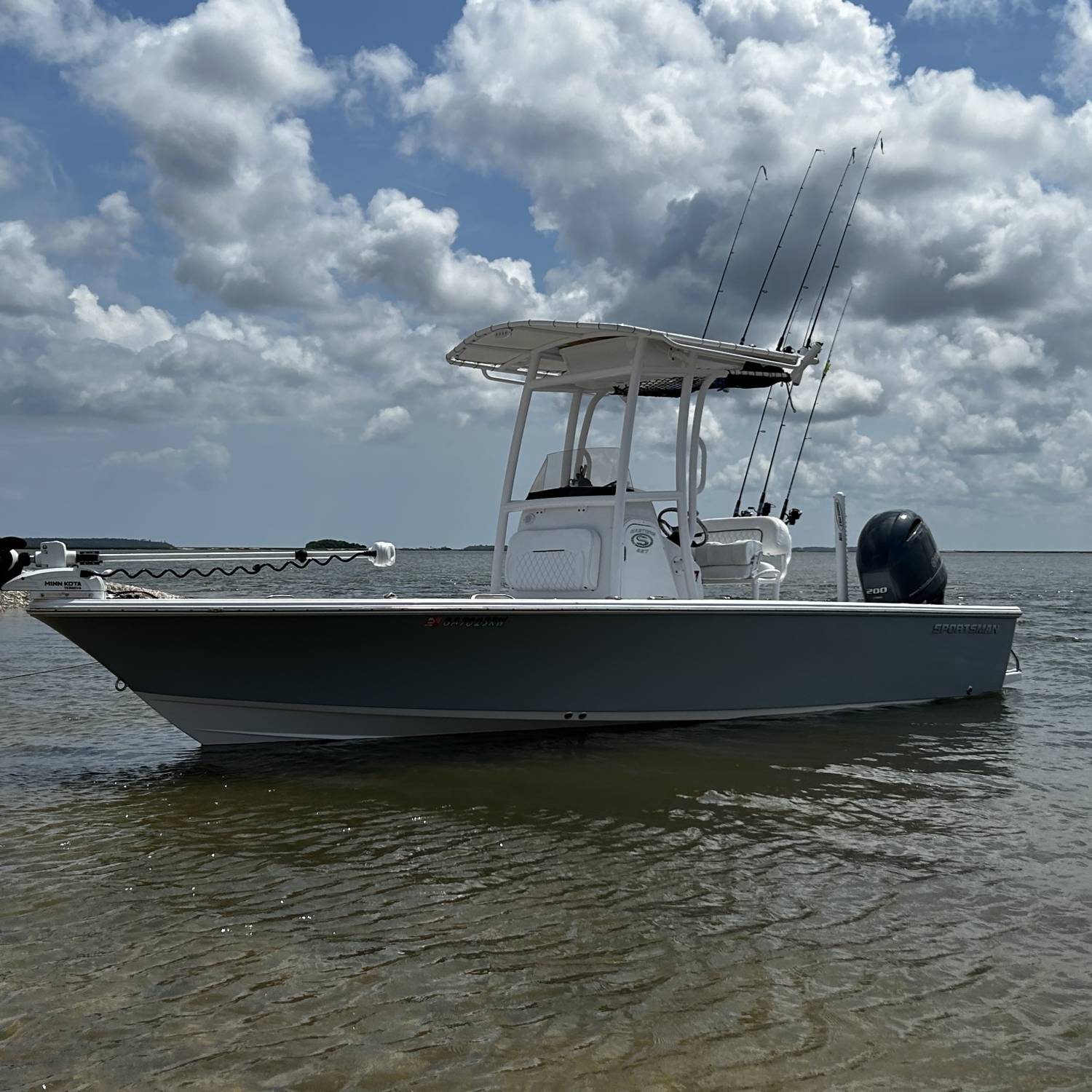 Title: Grey Escape - On board their Sportsman Masters 227 Bay Boat - Location: Intercostal waterway near St Catherine’s island, GA. Participating in the Photo Contest #SportsmanMay2025