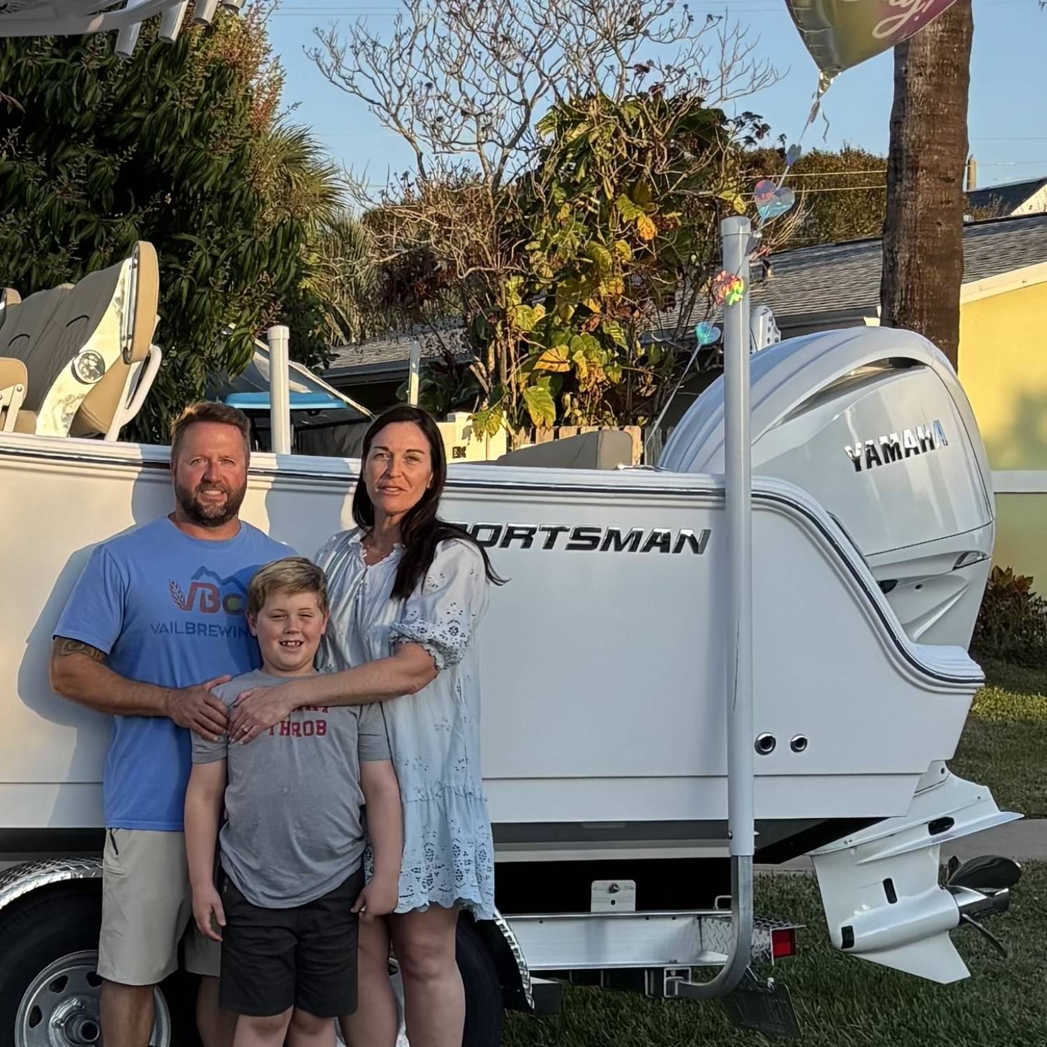 Title: Valentine’s Surprise! - On board their Sportsman Heritage 231 Center Console - Location: North Palm Beach, FL. Participating in the Photo Contest #SportsmanMarch2026