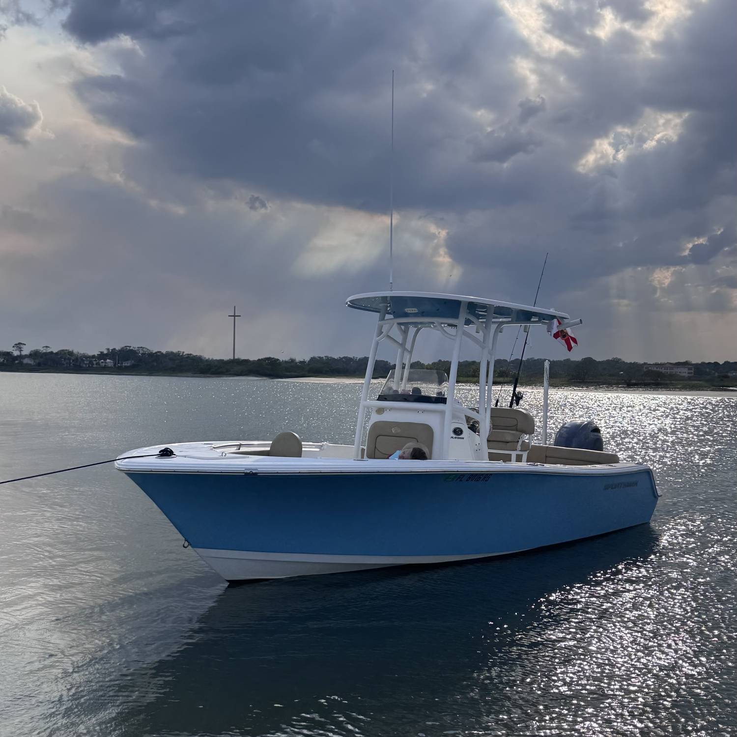 Parked at a sandbar on Matanzas River, my 5 year old daughter is asleep up front. Tired from a great...