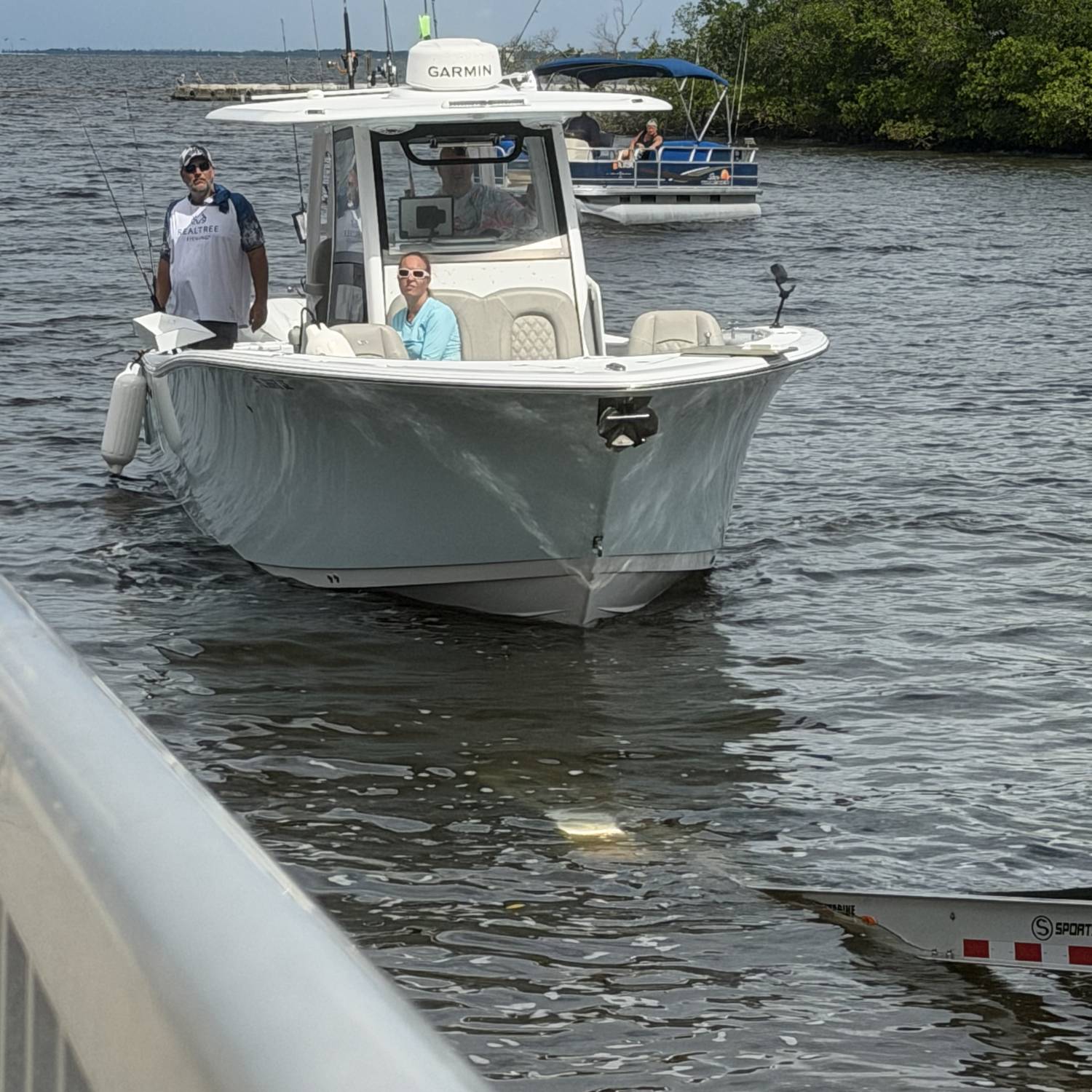 Returning home after Florida summer weather chased us off a decent grouper spot